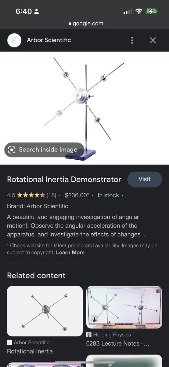 laiphysics's tweet photo. @MsMagaryPhysics I use this but the main tricks I noticed was letting the kids observe negligible frictional effects by having large enough of a moment of inertia and making sure the velocity is not zero when I ask them to make observations. Hope this might help. https://t.co/v3kSHhKkta