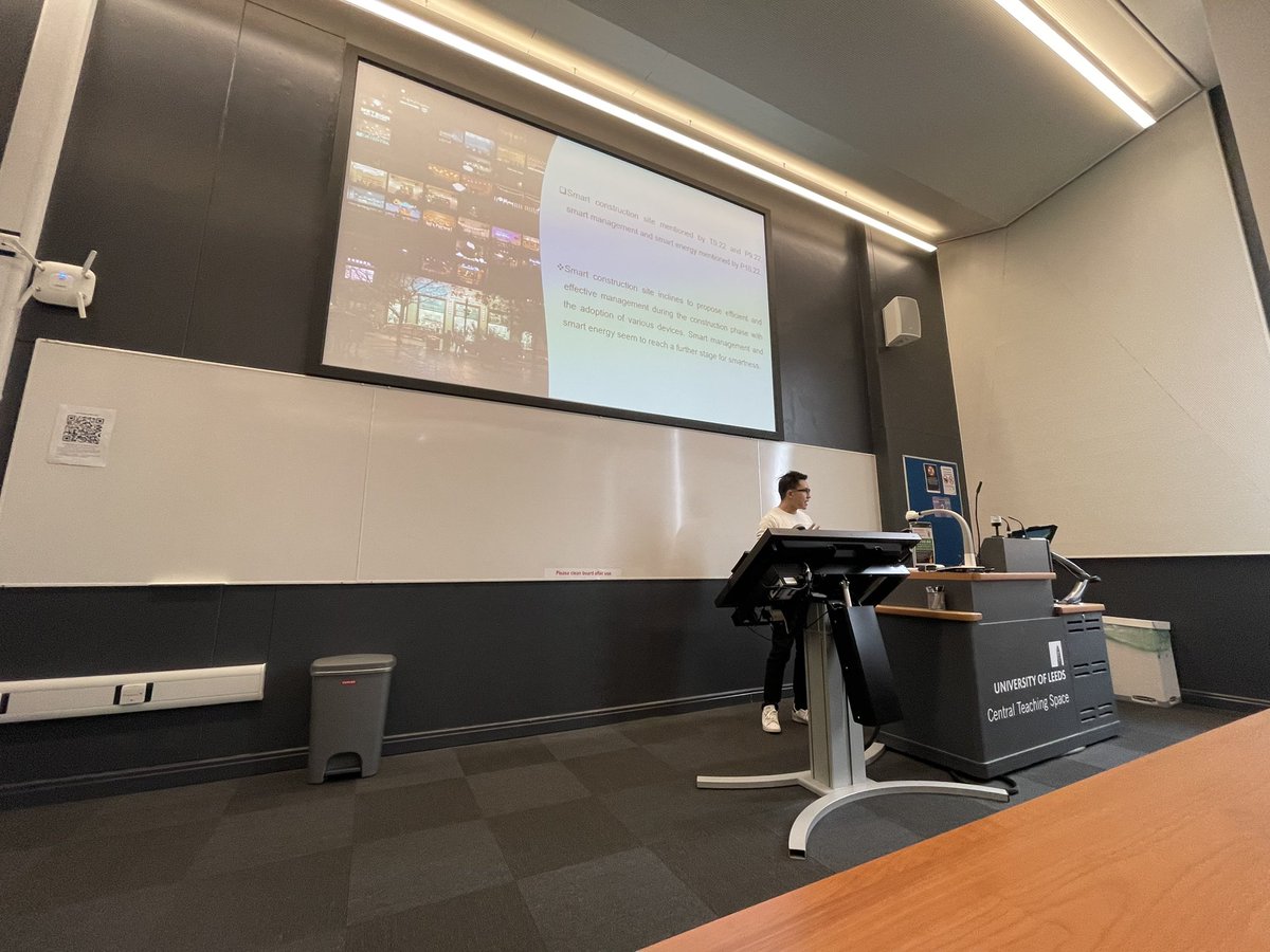 <a href="/cnhs_heng/">Heng</a> presenting his research at the #civil_pgr conference on #Smart #heritage in China <a href="/gselim74/">Prof Gehan Selim</a> @LeedsUniCivil <a href="/LeedsUniEng/">Engineering at Leeds</a> <a href="/PhDStudents/">PhDStudent</a> #phdlife