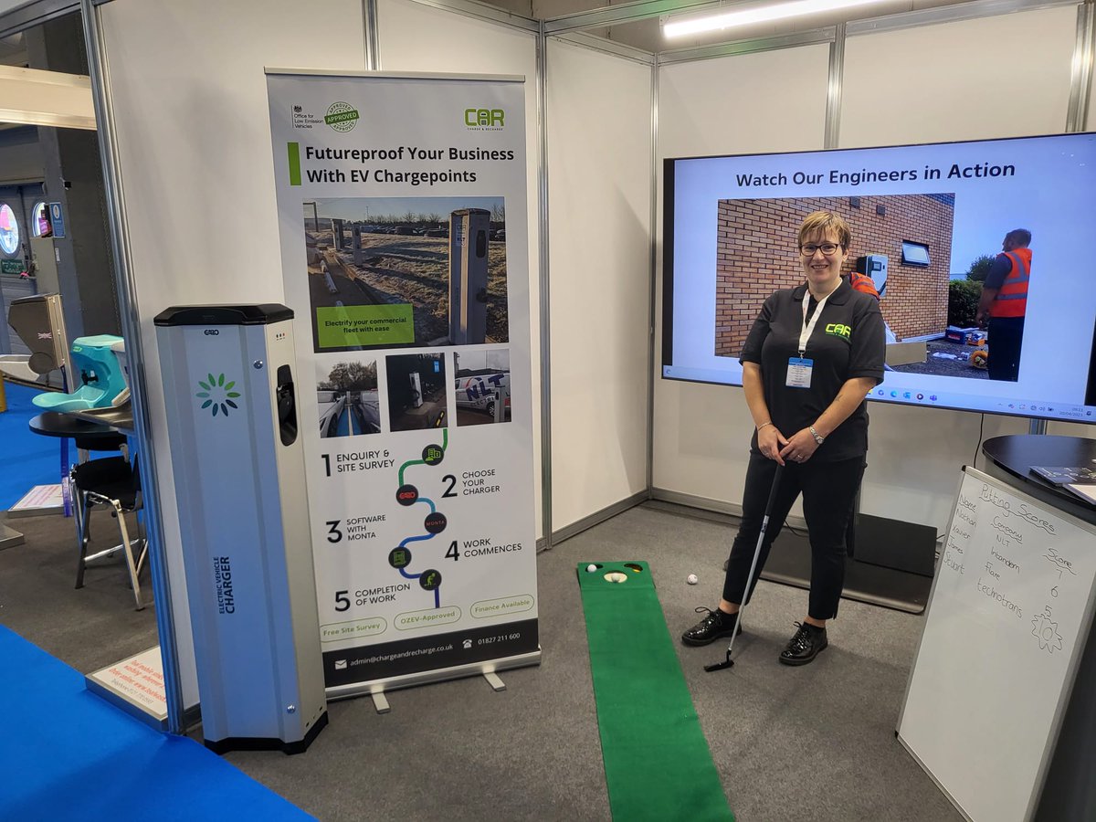 A new record was set for hole-in-ones at the Commercial Vehicle Show... can you guess how many it was?

#Golf #exhibition #Competition #Commercial