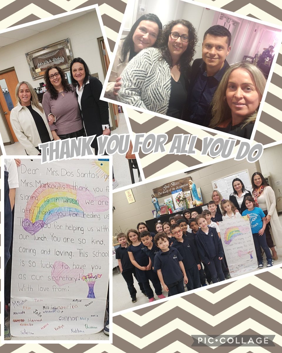 Yesterday we celebrated Happy Administrative Professional's  Day for Mrs.Markoulis and Mrs. DosSantos. Thank you for all you do. We are truly blessed to have you both at OLOA