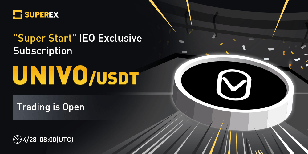 #Superex 👽
Nova listagem: 
@univoicepro

 🪙Listando: $UNIVO
 ⏰Início da negociação: 5:00 Am, 28 de abril de 2023
 👉Detalhes: superex.me/3oHMlCN

 Negocie #criptomoedas na #exchange mais confiável!  💪
 #SuperEx #novalistagem #UNIVO