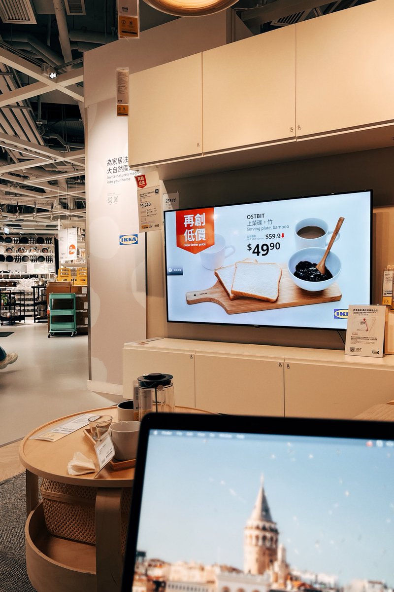 natalielpy's tweet photo. The cafe closed at 6pm…
so I am working from IKEA now lol
#actuallycomfy #workingnomad https://t.co/0Pk8Z6Rk8B