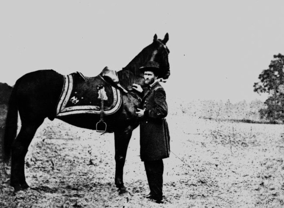 PrezWisdom's tweet photo. In 1872 President US Grant 🇺🇸 got busted for speeding (horses) in Washington DC - twice!

He skipped his court date.

#POTUS 🎂🎈 https://t.co/WNp5WV3RS1