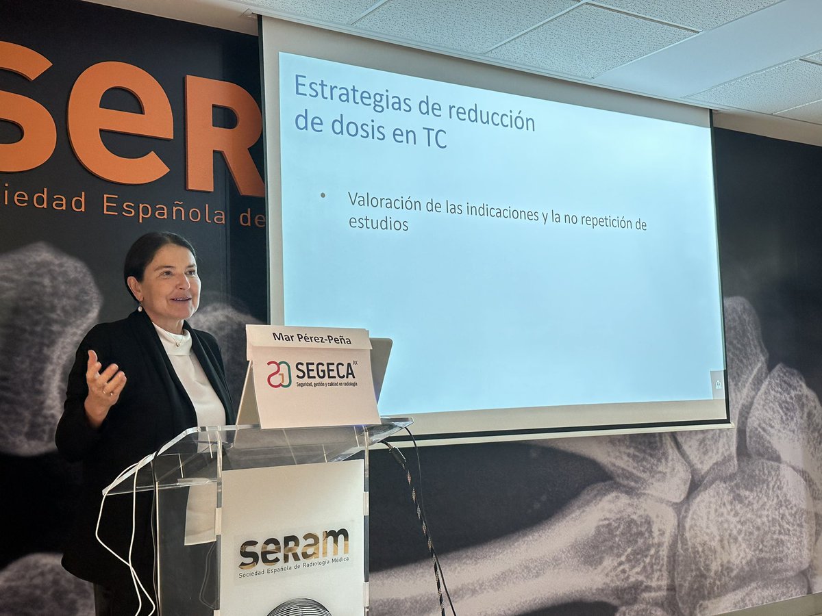 Proyecto de gestión de la dosis de radiación. Proyecto innovador que se está llevando a cabo en Asturias, presentado por la Dra Mar Pérez-Peña, Jefe de servicio del Hospital Álvarez -Buylla de Mieres 
<a href="/SEGECA2021/">SEGECA</a> <a href="/SERAM_RX/">SERAM - Sociedad Española de Radiología Médica</a> <a href="/ACTEDI/">ACTEDI</a>