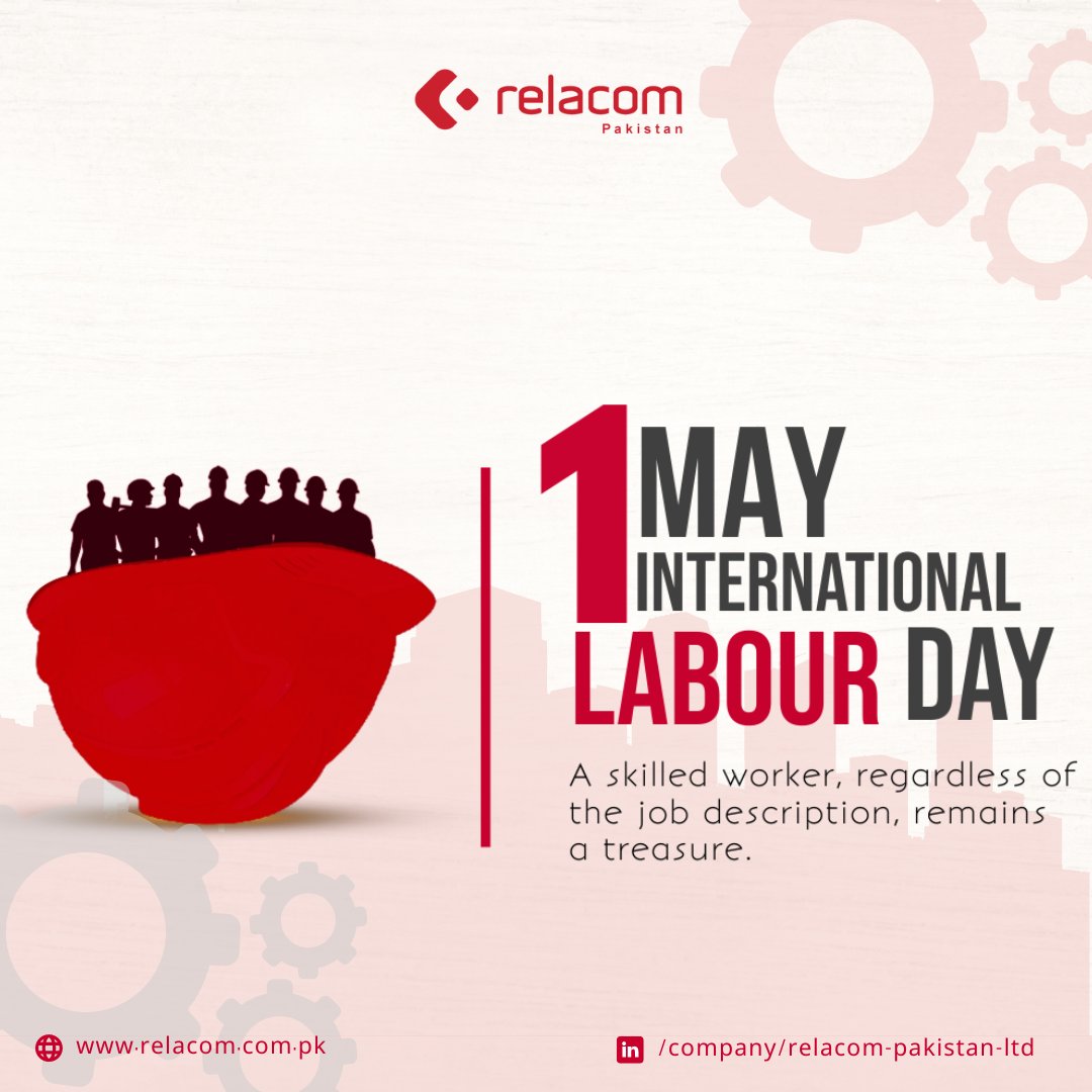 relacom's tweet photo. Happy Labour Day ❗

A skilled worker, regardless of the job description, remains a treasure.

#labourday #1stmay #digitization #hardwork #technology https://t.co/OvSPsVsdAM