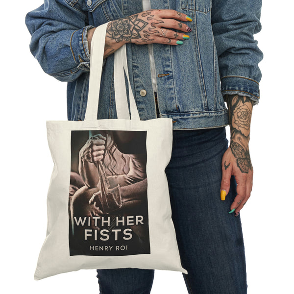 This 100% cotton tote bag is the champion of durability, sustainability, and style. The cover art in this tote bag is from Henry Roi's book, With Her Fists.

litmatter.com/products/with-…