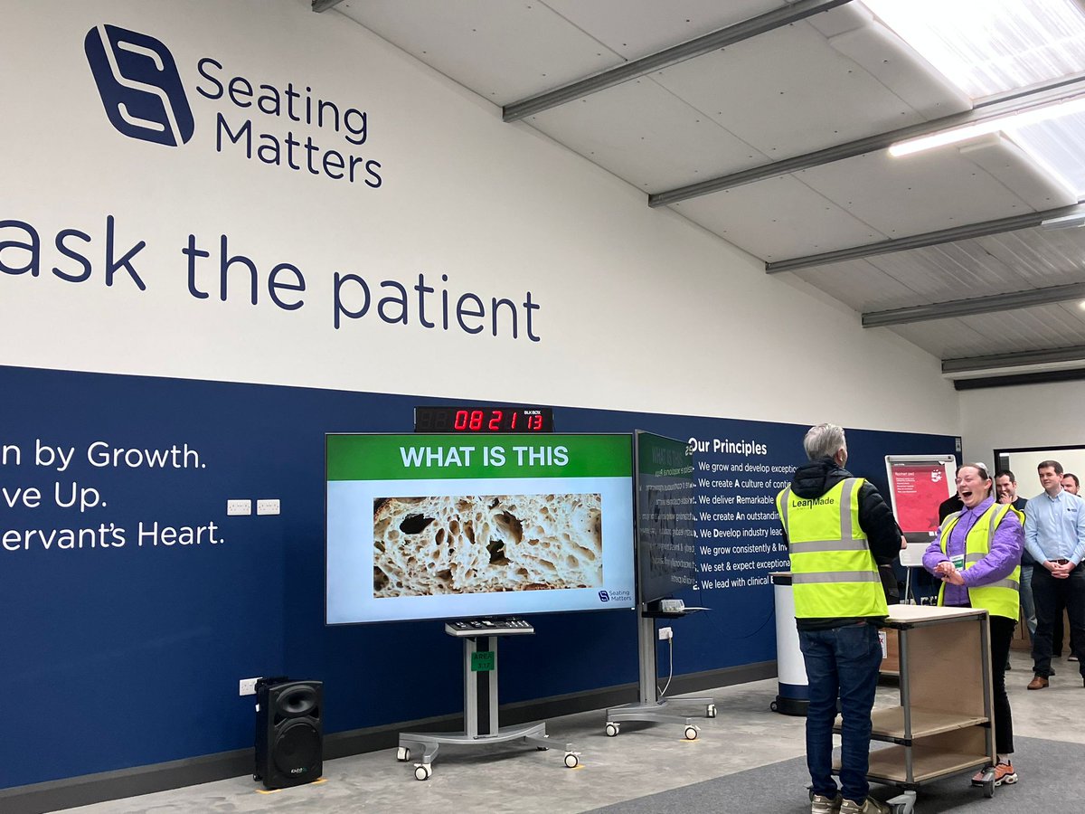 SeatingMatters's tweet photo. 🌏 Stop 4
✅Important Factory Visitors
@Eoincluskey and the #Bread41 team travelled from Dublin to attend a #LeanMadeSimple tour at #SeatingMatters
The guys felt our unique team culture first-hand, experienced our world-famous morning meeting and saw how we eliminate waste https://t.co/AQC8jiV1rZ