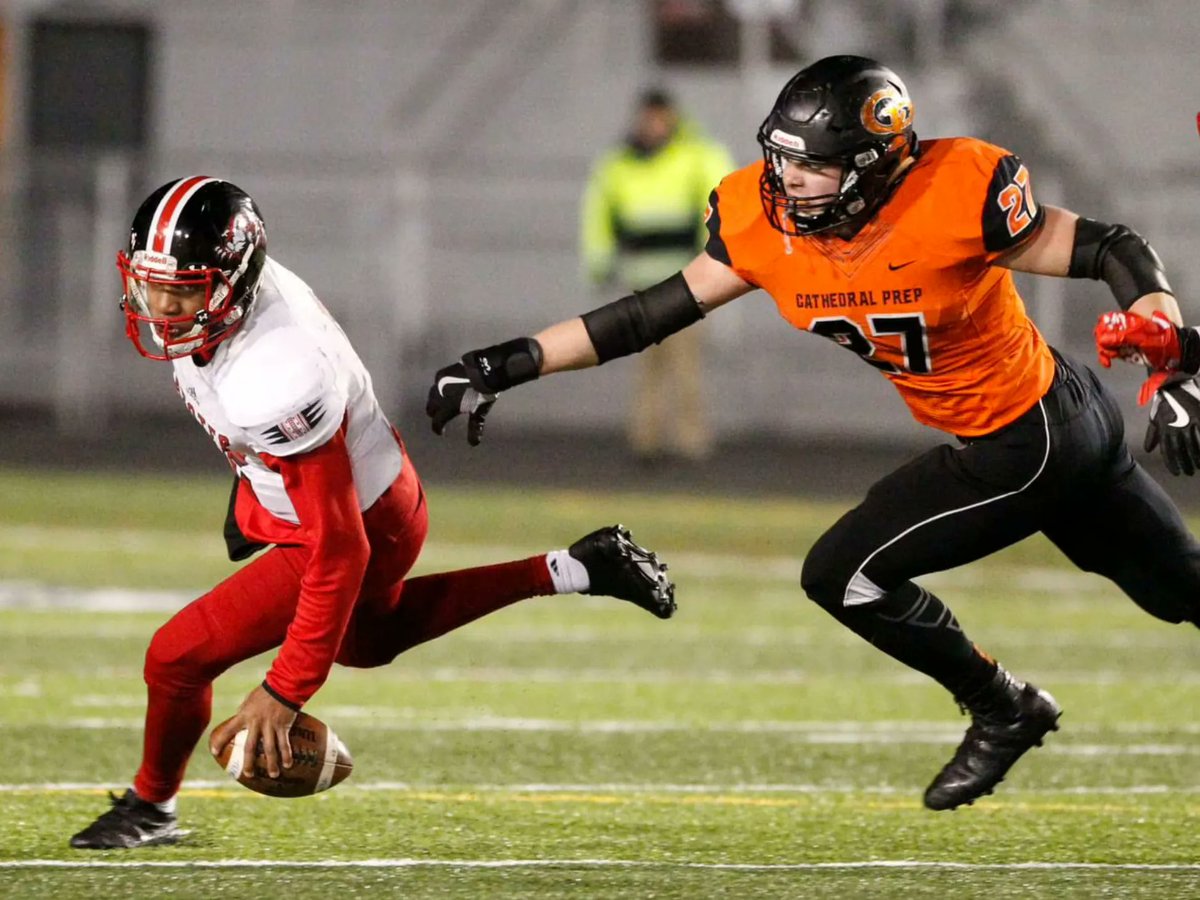 PrepRamblers's tweet image. Tonight starts the #2023NFLDraft check in to see where our guys land! Former All-Staters and CP Team captains @JuiceScruggs and @____bb52 Here's a little trip down memory lane to when these two lined up side by side! Good luck fellas! #RollRamblers
