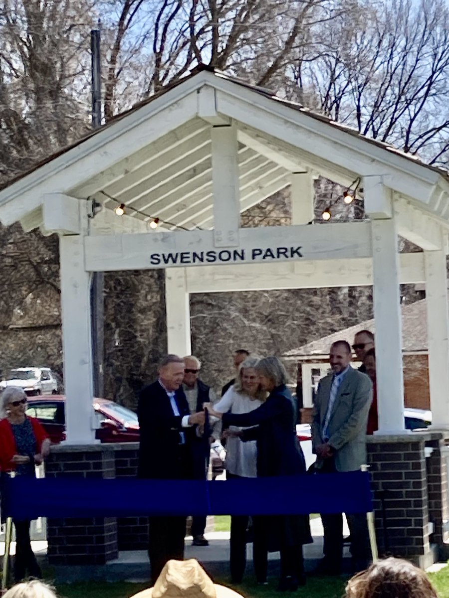 Loved seeing our fabulous poet, May Swenson, honored and memorialized in this new park on the site of her childhood home, built lovingly by parents Dan and Tilda, Swedish immigrants.