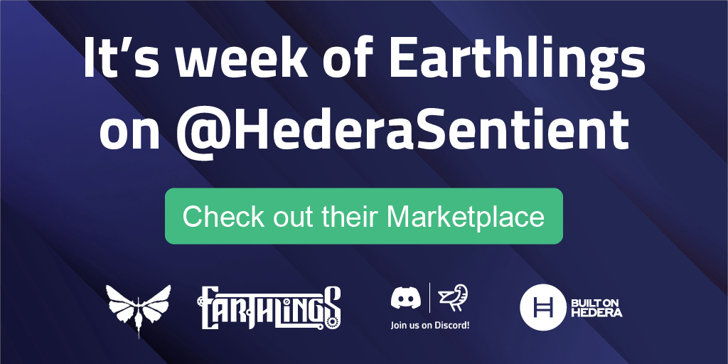 Attention Earthlings NFT collectors! Only 4 days left to enjoy 0% market fees and x2 reward points on all collections from @HbarBonacci, <a href="/earthlingsland/">Earthlings.land</a>, and <a href="/TheAfterDarkSC/">After Dark Social Club 🦇</a> at @HederaSentient. 

Don't miss out on using your @HederaSentient rewards points for free NFTs and