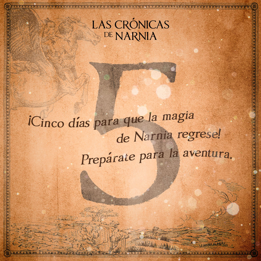 ¡La cuenta regresiva comienza! Prepárate para sumergirte en el maravilloso mundo de Narnia con las ediciones en español de los 7 libros clásicos. ¡No podrás resistirte a estas historias mágicas llenas de aventuras! #LaMagiadeNarnia #LasCrónicasDeNarnia