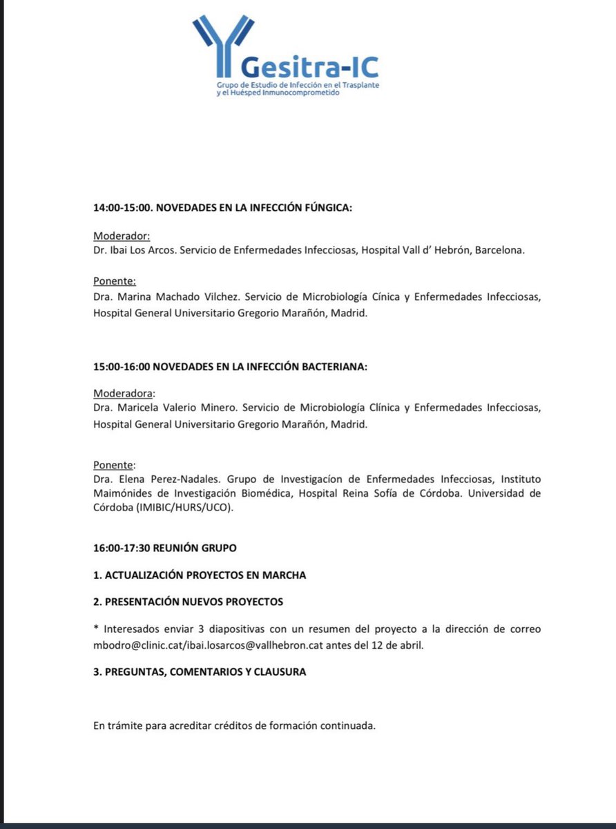 Gesitra-IC SEIMC tweet media