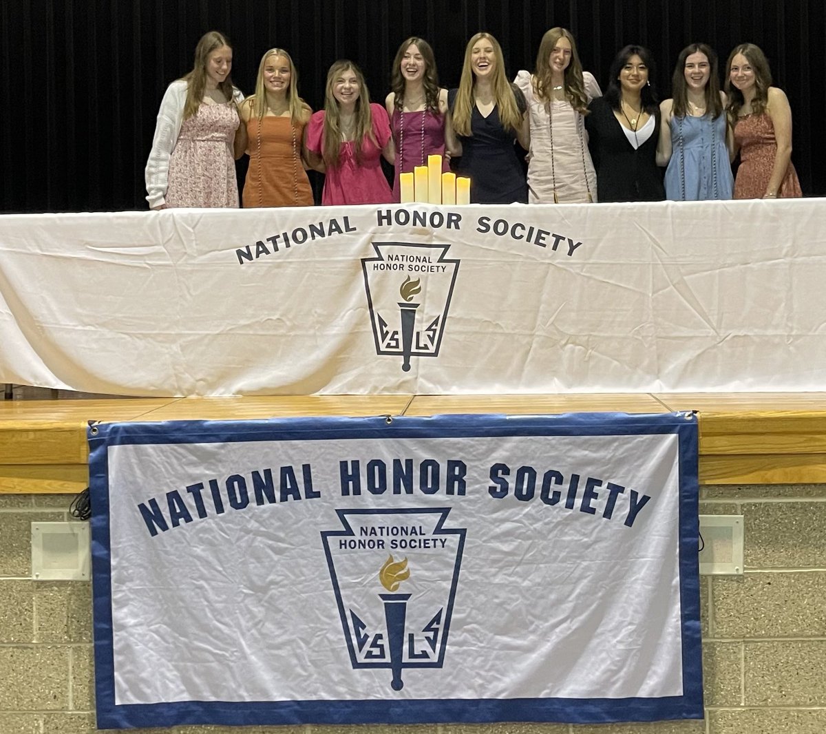 2023 Girls Soccer NHS members. We are always blessed to have great STUDENT Athletes in our program. We are so proud of you.
