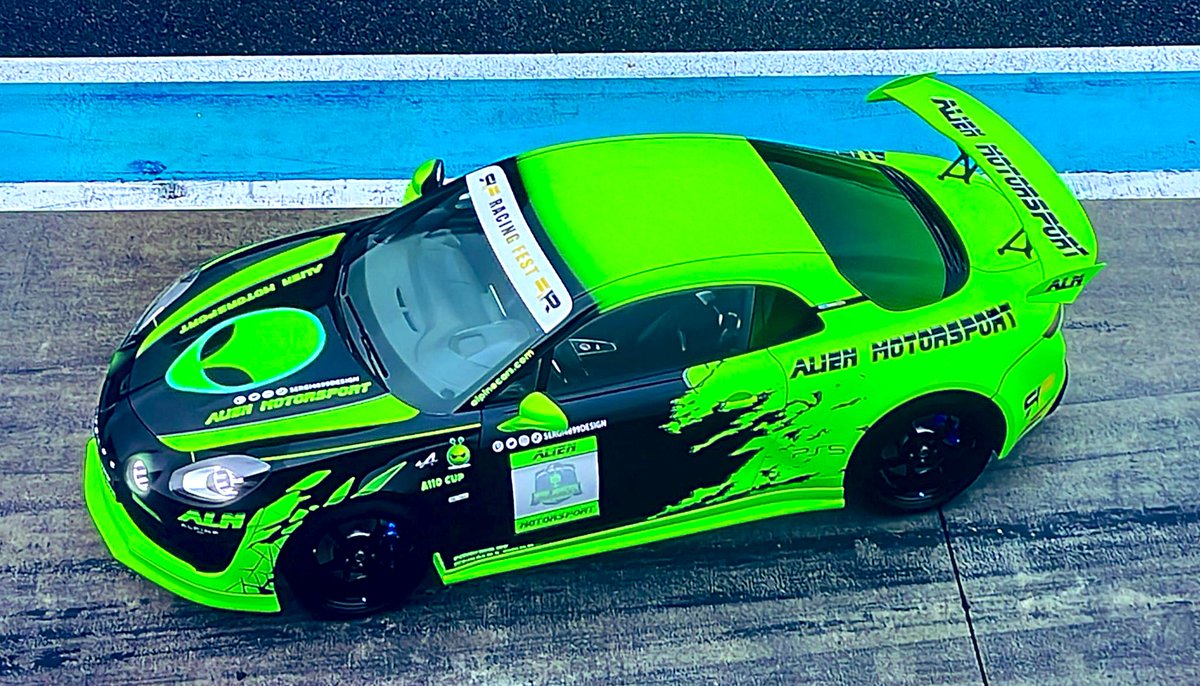 sergi4899design's tweet photo. En @ALNmotorsport ya tenemos el #Alpine #A110 prepararado para la #cup de @RacingFest https://t.co/Gljk0c0Tpt