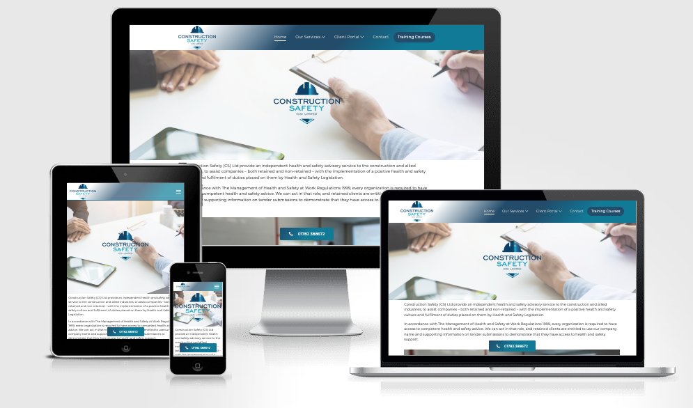 New website redesign for Staffordshire based Construction Safety (CS) Ltd. Huge thanks to <a href="/blueice_graphic/">Blueice Graphic Design</a> for their fantastic new branding.
 
See more at constructionsafety.org.uk
