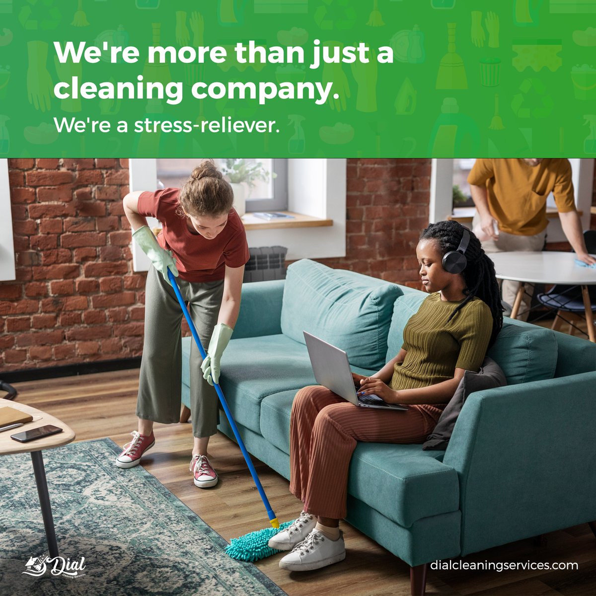 At dialcleaningservices We're more than just a cleaning company, We will help clean and organize your home without you breaking a sweat 😅. 

#cleanhome #cleaningexperts #cleaningcompany
#cleanhome
#cleaningprofessionals
#stressfree
#cleanhomehappyhome
#dialcleaningservices