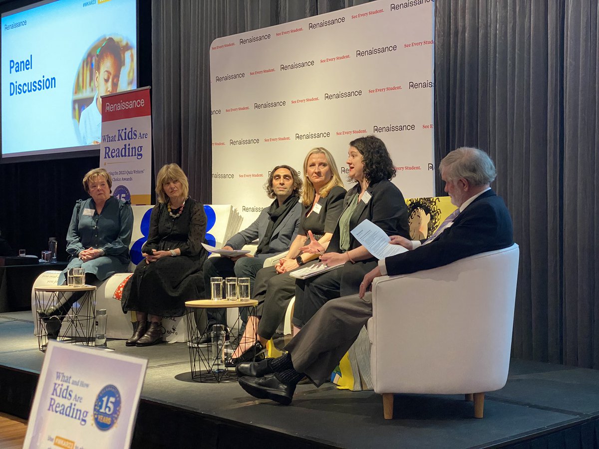 Listening to the What and How Kids Are Reading panel discussion ☺️ <a href="/RenLearnUK/">Renaissance UK & Ireland</a> <a href="/CeceliaRenLearn/">Cecelia Powell</a> #WKAR23