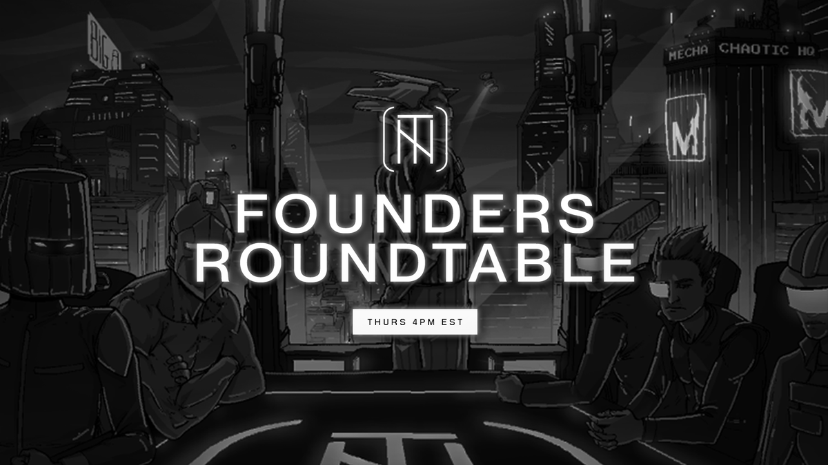 NeoTokyoCode's tweet photo. Looking for some inspiration to launch your own business? 

You won't want to miss today's Founders Roundtable with legends @ZssBecker, @BrianDEvans, and @JohnLemonNFT.

Citizens Only - Live at 4PM EST in Discord! https://t.co/lWqhLHAesJ