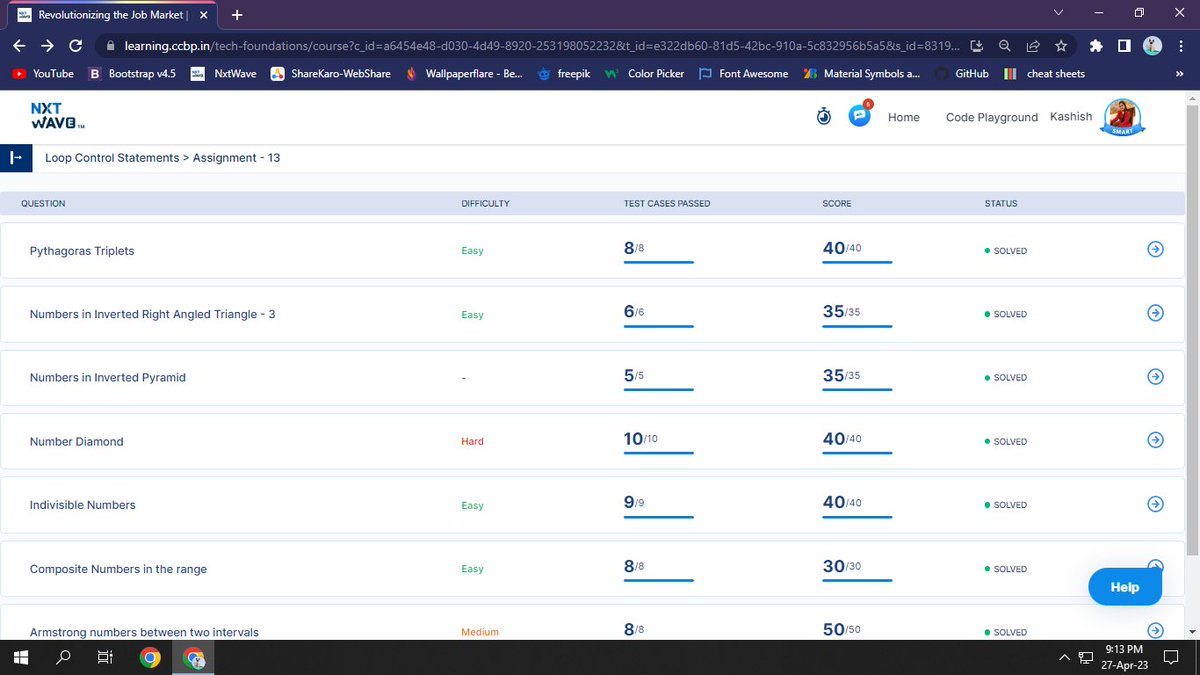 KashishMah16646's tweet image. My greetings to everyone!

In #week20, I will complete my 13 coding Assignment
@nxtwave_tech  @Rahulattu89 Sir @sashankreddy07 Sir 
#codingassignments #codinglife