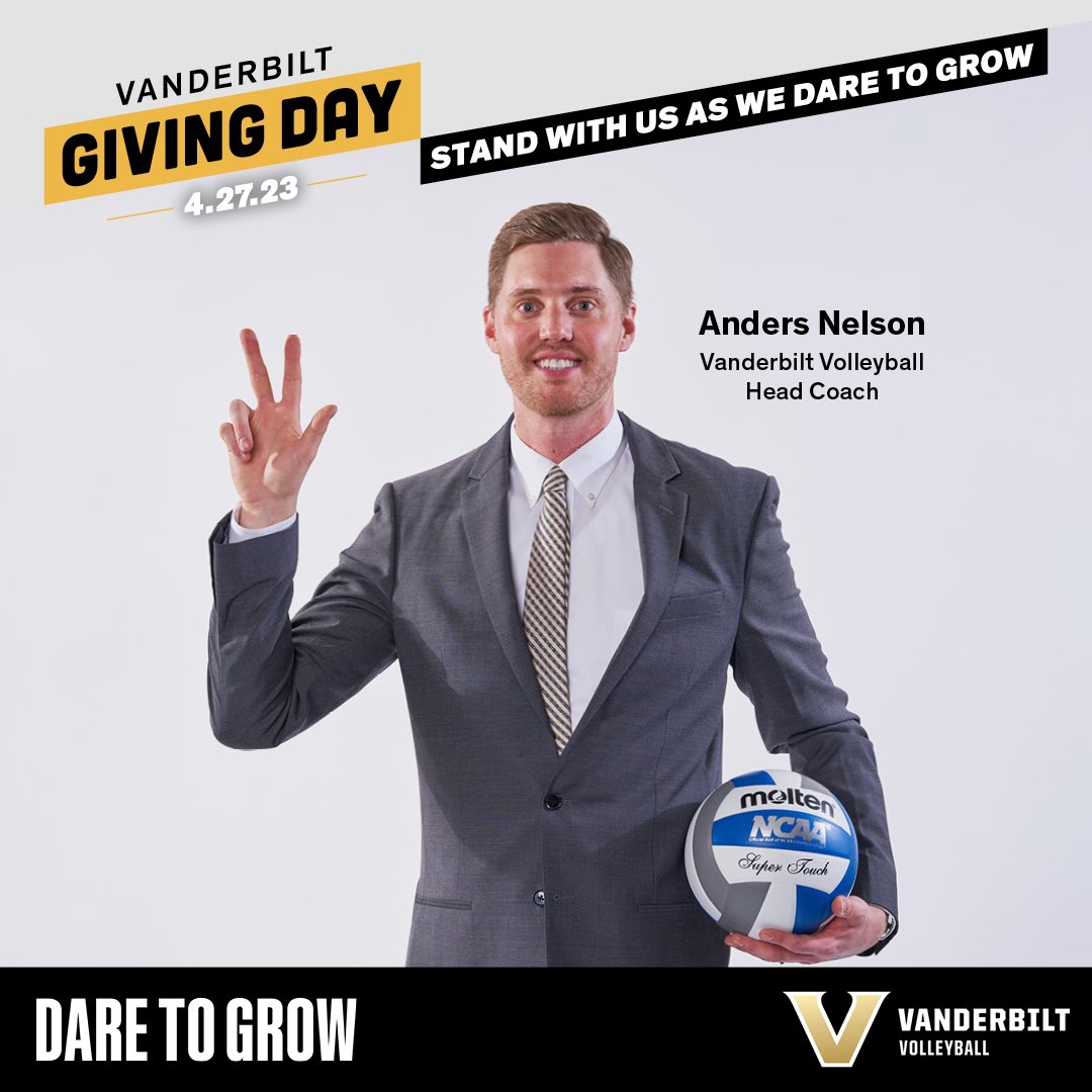 Today is Giving Day! Support our program and make a gift to the Excellence Fund for Women’s Volleyball! #VandyUnited #daretogrow

givingday.vanderbilt.edu/donate?campaig…