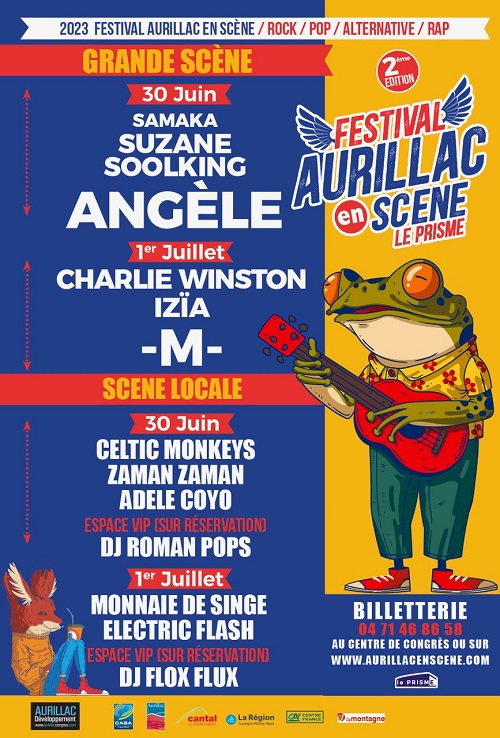 🎉🌟 Le Festival Aurillac En Scène revient pour enflammer vos soirées ! Préparez-vous à vivre des moments inoubliables avec des artistes talentueux et une ambiance électrisante ! 🌟🎉  🎟️ Billets &amp; infos 👉 urlz.fr/lBQt 
#AurillacEnScène #Festival #IF #Aurillac