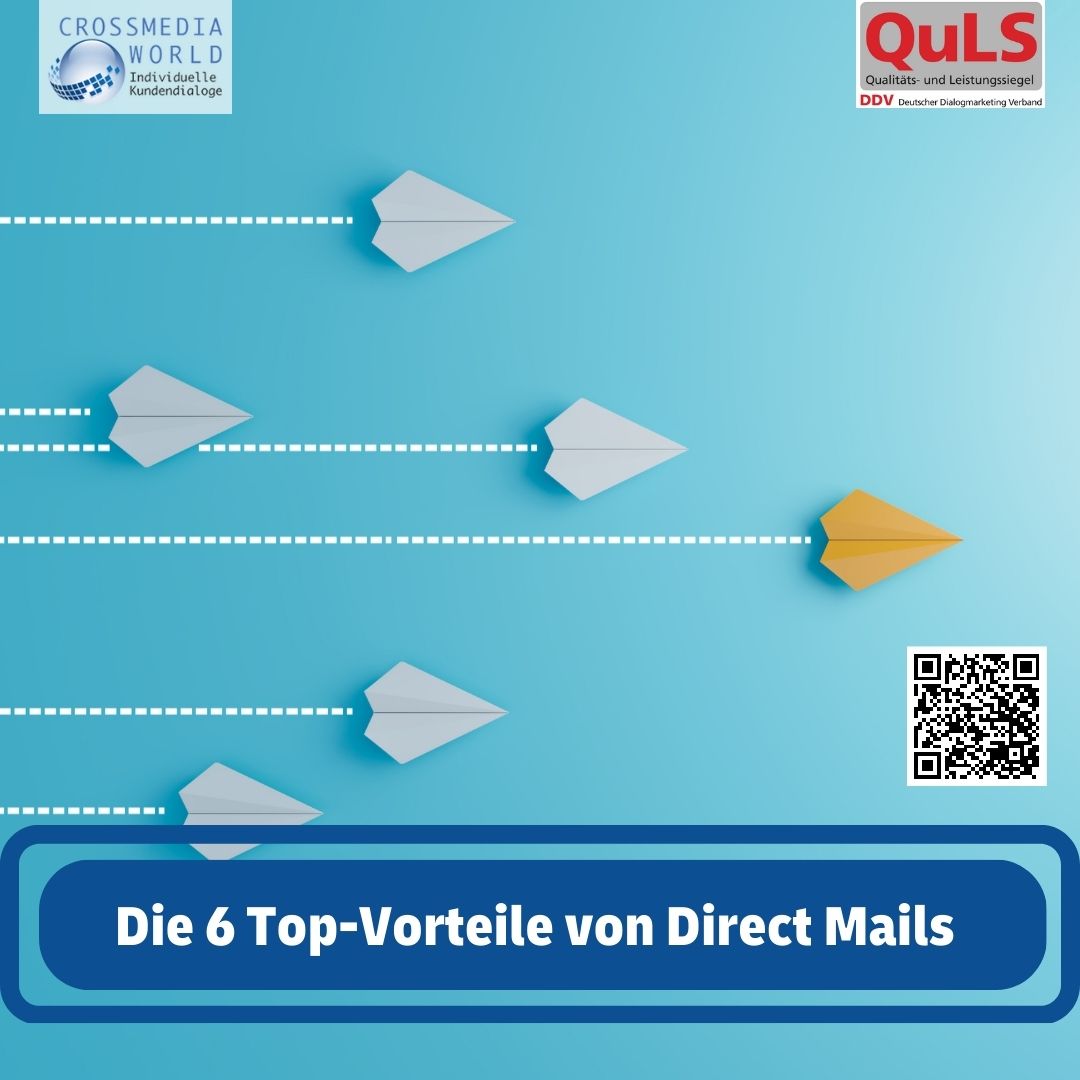 CROSSMWORLD's tweet photo. In unserem Artikel erläutern wir die 6 TOP- Vorteile von Direct Mailings im Detail. Link zum Artikel: https://t.co/gje4YAv1H5
#vorteile #directmails #printwerbung #mailing #deutschepost #direktmarketing #neukunden #crossmediaworld https://t.co/KCBaNBOvSU