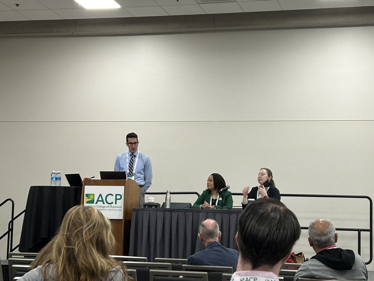 Woot! Excellent discussion about non-traditional means of reaching promotion by @DoctorWatto @docwithapurpose @aoglasser with a totally engaged audience. Kudos to the #ACPCECP for hosting. #IM2023 #IMProud @ACPIMPhysicians