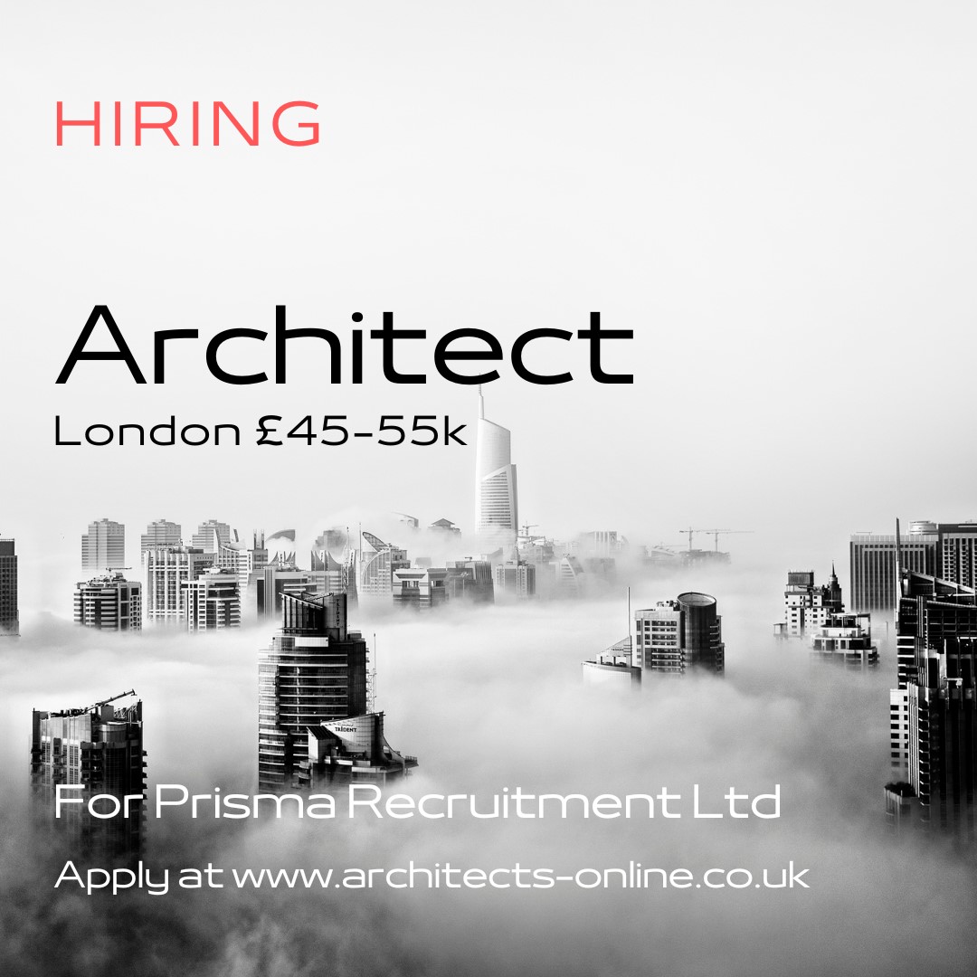 To apply and further details, please visit our website architects-online.co.uk/jobs/architect… from @Prismarec #hiring #architect #nowhiring #recruiting #jobs #architectjob #londonjobs #recruitingnow #jobalert #latestjobs #architecturalrecruitment #jobvacancy #joinourteam #job #design