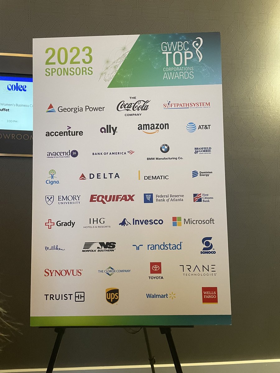 AdrinaWalker's tweet photo. Excited to be a Sponsor for #GWBC. Congrats to the Honorees! 🏆 https://t.co/j758yWb3wf