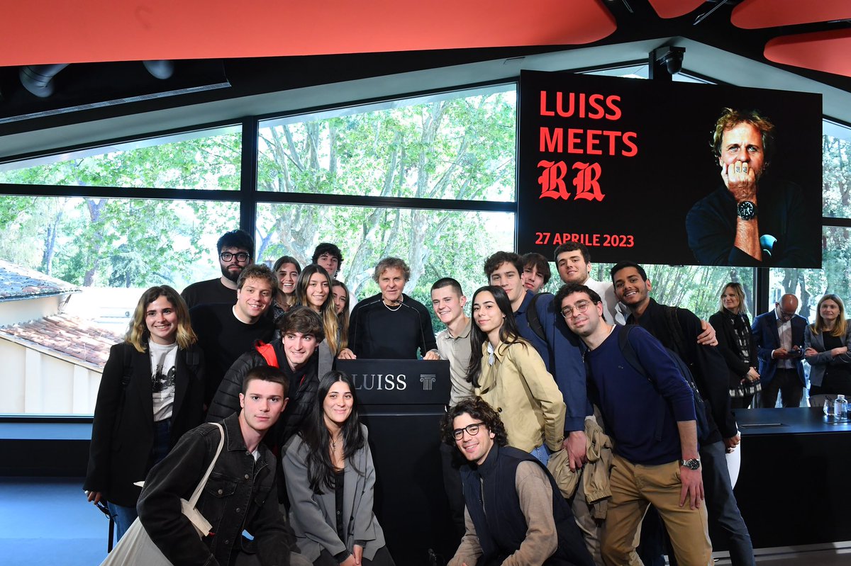 Renzo Rosso (@renzorosso) on Twitter photo It's always nice and inspiring to meet students, and today was no exception. Thank you, Luiss!
<a href="/UniLUISS/">Luiss Guido Carli</a> It's always nice and inspiring to meet students, and today was no exception. Thank you, Luiss!
<a href="/UniLUISS/">Luiss Guido Carli</a>