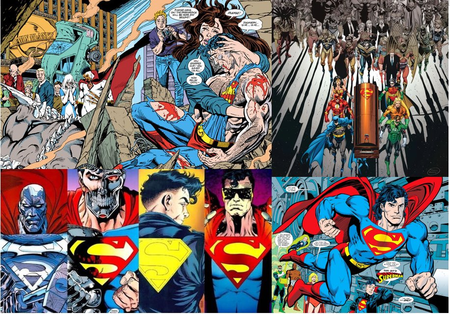 Cinemadroide's tweet photo. #COMICS #MyClassics Qui culminera avec la séquence de la mort et du retour de Superman et ses ventes records. La Triangle Era continuera qq années avec des tentatives infructueuses pour reproduire un tel event ( Superman "électrique"/Mort de Clark Kent/Procés de Superman)
3/3 https://t.co/tEL4YyjBDf