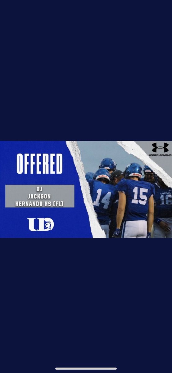 Blessed to receive an offer from the University of Dubuque 🔵 <a href="/RobHuberty/">Coach Rob Huberty</a> <a href="/MrLeggo1/">Coach Rob</a>