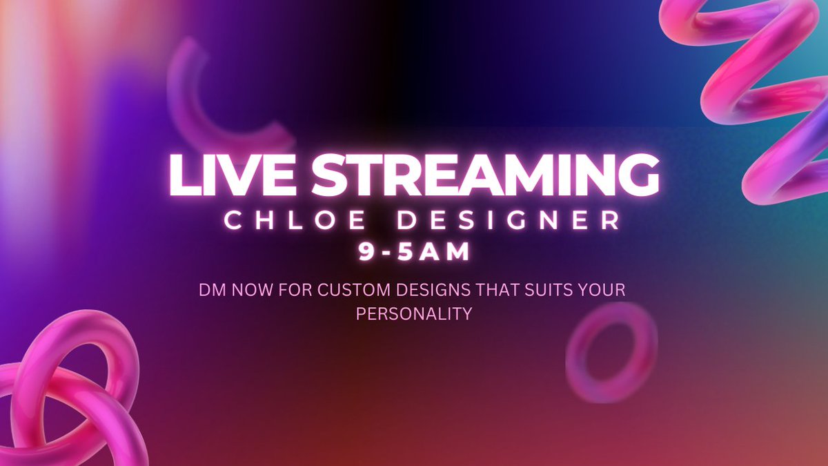 Chloe | Designer (@chloeharper_99) on Twitter photo Custom #twitch #art design that pops! Let's collaborate to create a unique banner that showcases your channel's personality. DM me to get started!👀#GraphicDesign #3dart #ETH #looking
<a href="/ShoutGamers/">Shout Gamers</a>
<a href="/OwlRetweets/">Owl Retweets</a>
<a href="/BlazedRTs/">Blazed</a>
<a href="/FindGFX/">GFX</a>
<a href="/Retweelgend/">Imagine A Stream ✪</a>
<a href="/ScrimFinder/">Scrim Finder</a>
<a href="/SmallStreamersR/">#SmallStreamersConnect RT</a> Custom #twitch #art design that pops! Let's collaborate to create a unique banner that showcases your channel's personality. DM me to get started!👀#GraphicDesign #3dart #ETH #looking
<a href="/ShoutGamers/">Shout Gamers</a>
<a href="/OwlRetweets/">Owl Retweets</a>
<a href="/BlazedRTs/">Blazed</a>
<a href="/FindGFX/">GFX</a>
<a href="/Retweelgend/">Imagine A Stream ✪</a>
<a href="/ScrimFinder/">Scrim Finder</a>
<a href="/SmallStreamersR/">#SmallStreamersConnect RT</a>