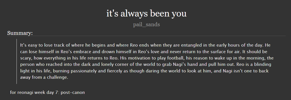 nicsdoodles's tweet photo. reonagi week day 7 - closure #ReonagiWeek2023 

self-indulgent fic writing idk what else to say https://t.co/o0DwJevuLB https://t.co/NQ10WR4asj