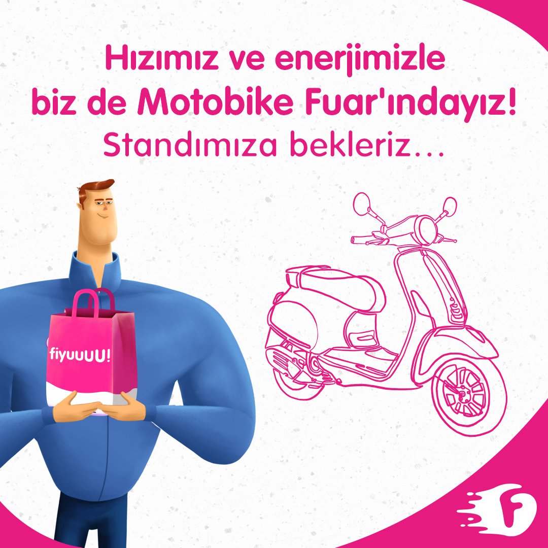 fiyuutr's tweet image. fiyuu olarak tüm enerjimiz ve hızımızla katıldığımız Motobike İstanbul 2023 Fuar'ındaki standımıza bekleriz!🛵

🗓️27 - 30 Nisan 2023
📍İstanbul Fuar Merkezi

#fiyuu #motobike #motobikefuarı #kurye #fuar #motosiklet