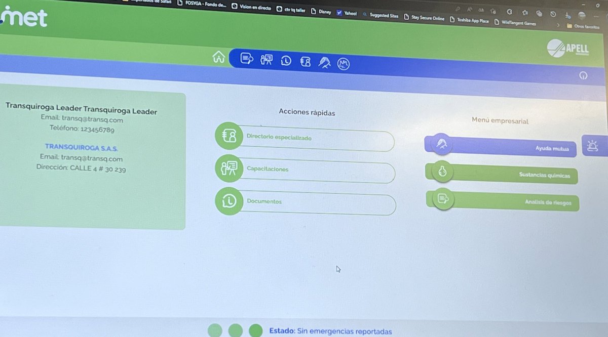 jonathanqa's tweet photo. Navegación guiada de la plataforma #SIMET. Cada vez más cerca de nuestro producto final en conjunto con @APELLBaq y el tejido industrial de la ciudad, para transformar digitalmente la respuesta a emergencias por sustancias peligrosas. @UNGRD @Bomberoscolomba @inguninorteco https://t.co/3U67AdR3sc