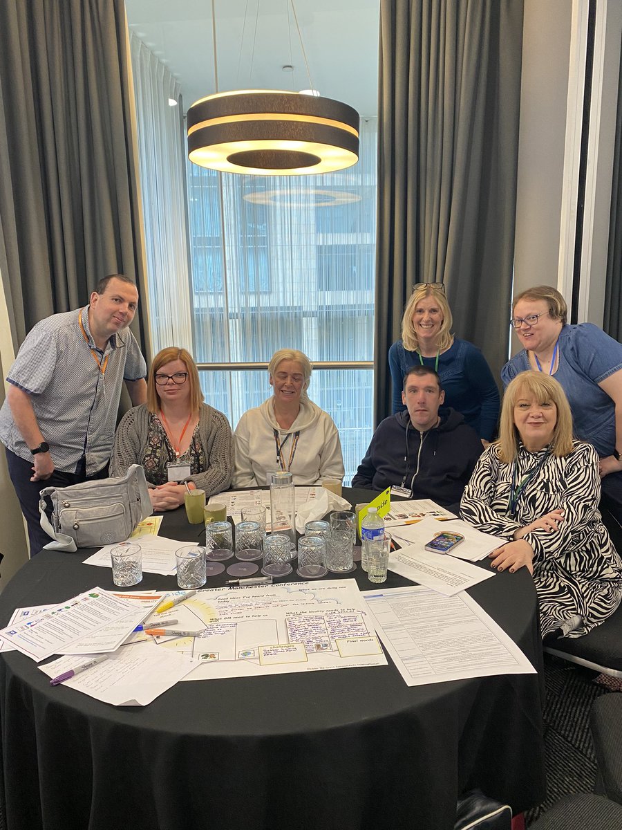Pftameside's tweet image. People First Tameside Attended GM Confirm and Challenge today with our members, question time to Andy Burnham about learning disability and social care #selfadvocacy #speakingup #GMConfirmandChallenge #adultsocialcare