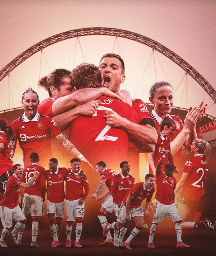 What a club..... Will Manchester United man &amp; woman be able to win the FA cup? What your thoughts <a href="/UTDTrey/">Trey</a> <a href="/CFC_Janty/">Janty</a> <a href="/433/">433</a>