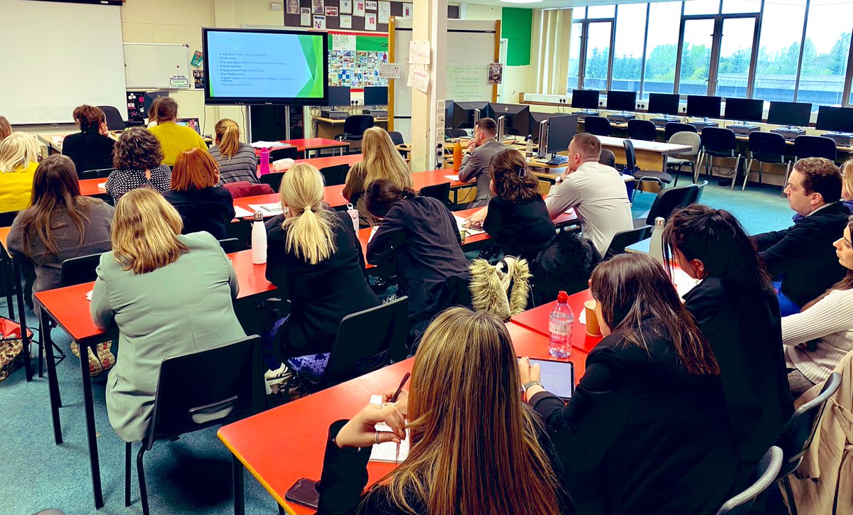 CN_HS's tweet image. Teachers As Learners 🙌.  Thank you to Greer Bilsland our Educational Psychologist for running our CLPL twilight on Autism and Neurodiversity.  An excellent turn out of 25 staff - well done 👏 #teamCNHS💙💛❤️ #sessionone
