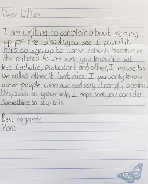 VIEWdigital's tweet photo. ‘I refuse to be called ‘other’, it isn’t nice’ says 10-year-old Muslim girl in Northern Ireland – https://t.co/ngsCVwRQCt https://t.co/JV7U7FWalI