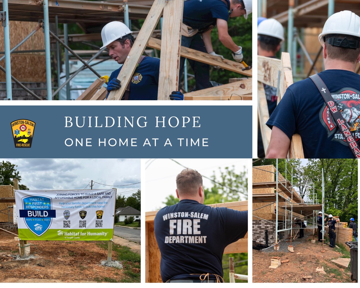 WinstonSalem FD on Twitter "First Responders Build is a partnership