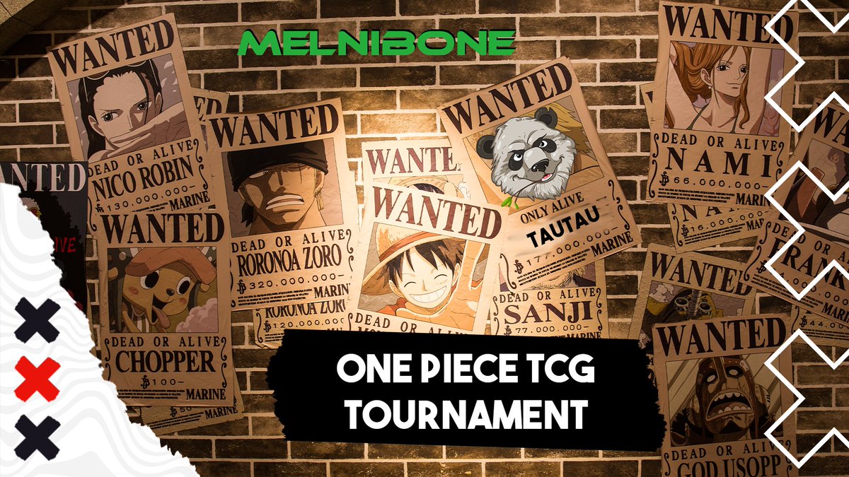 Piratenkaiser und Marine-Admiräle aufgepasst🏴‍☠️

Euch erwartet Reichtum, Macht und Ruhm wenn ihr euch beim One Piece TCG Turnier von <a href="/MelniboneM/">melniboneMTG</a> und <a href="/TauTauPandoesi/">Tau Tau der Pandaösi</a> am A1 Austrian eSports Festival beweist 🔥

Ihr wollt unseren Schatz? Dann meldet euch an!👀
challonge.com/ybu4yywa