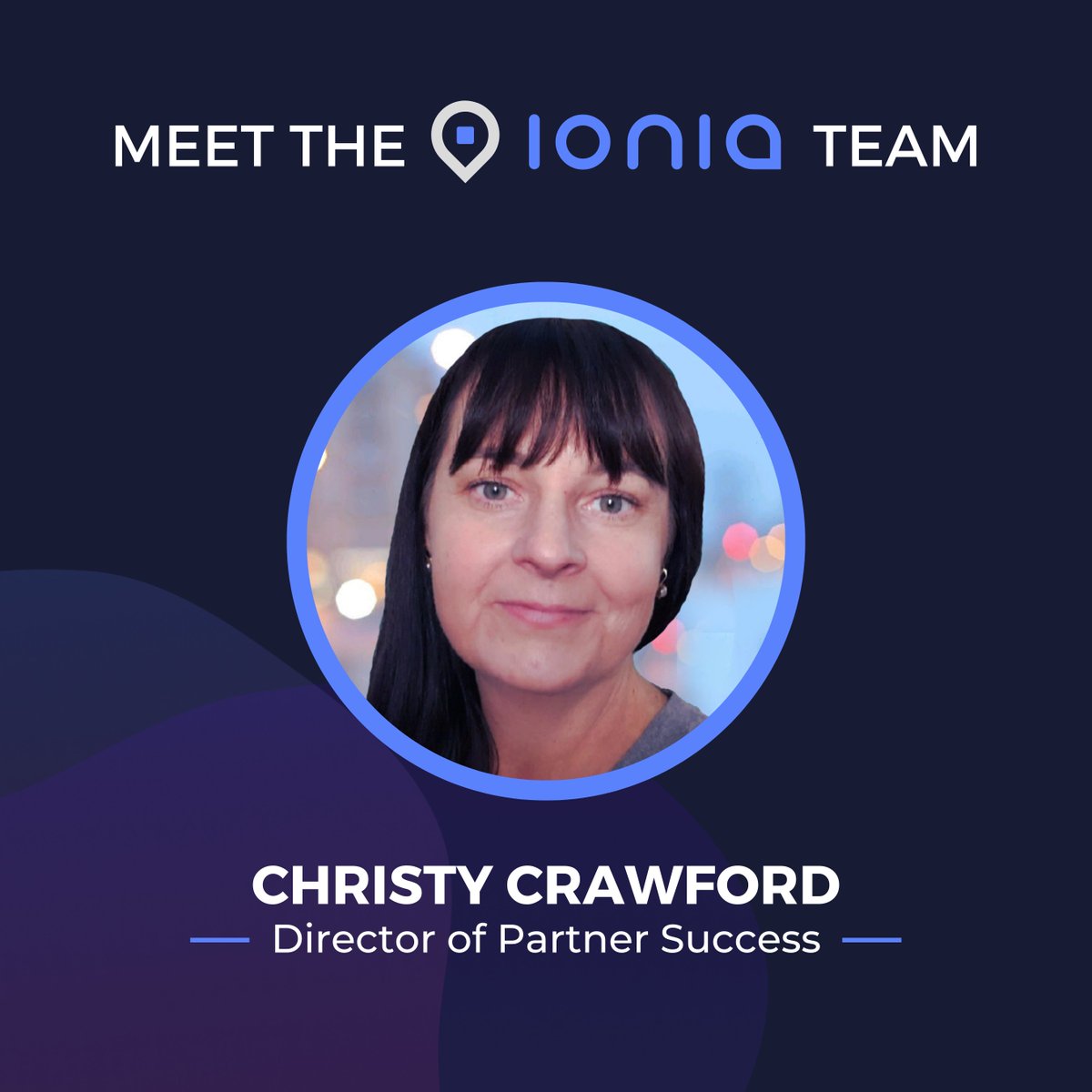 Meet our Director of Partner Success: Christy Crawford
With 20 years of experience driving operational excellence and partnership success, we are so excited to see Christy combine her passions as she oversees our partner success team. 

#employeespotlight #ioniateam #techteam