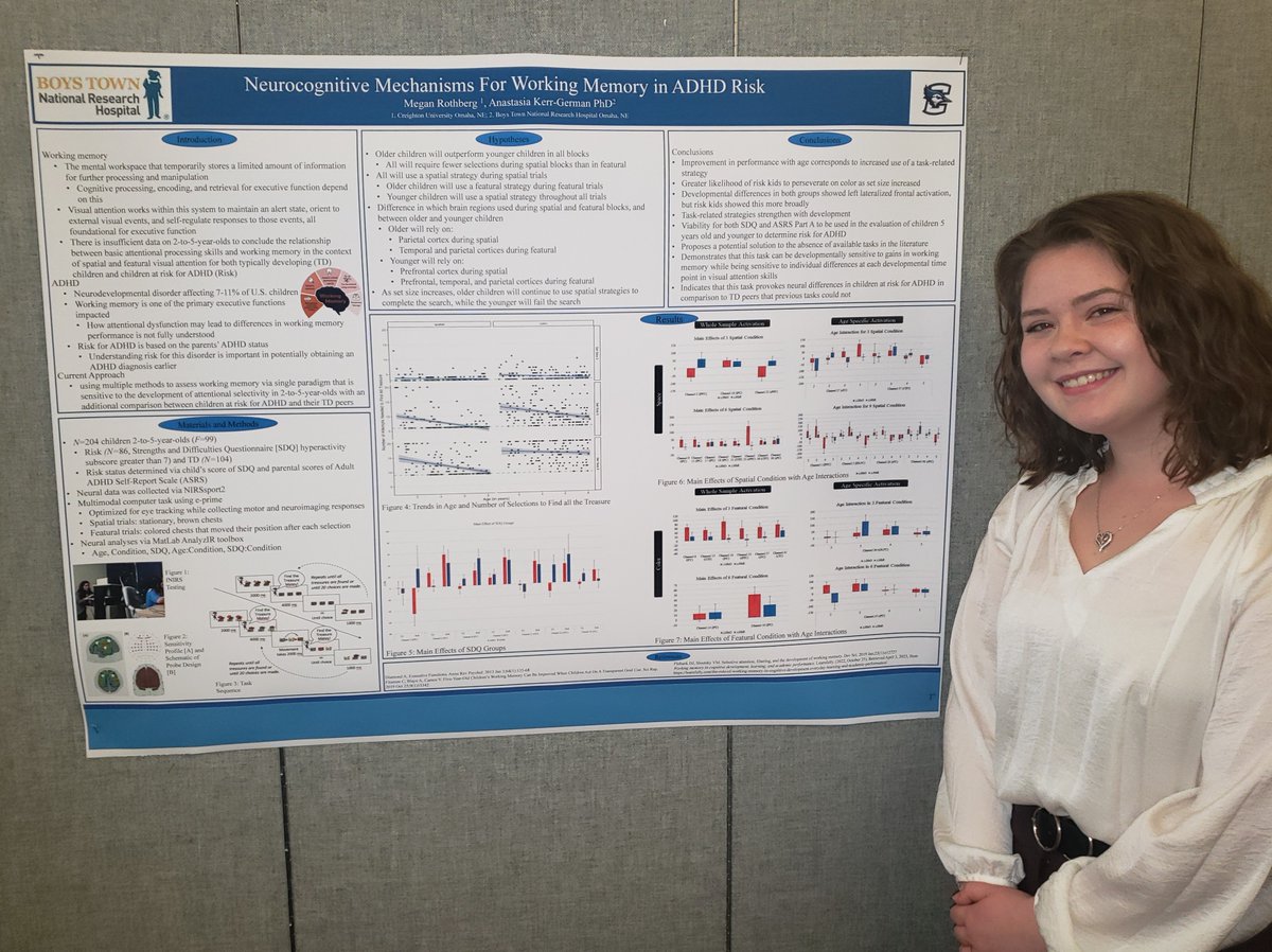 CreightonPsych's tweet photo. On April 12, 2023, Creighton Psychological Science students presented at the College of Arts &amp; Sciences 19th Annual Honors Day. Please join us in congratulating the students and their mentors for their contributions to their fields of research! https://t.co/6DjTJmzTjg