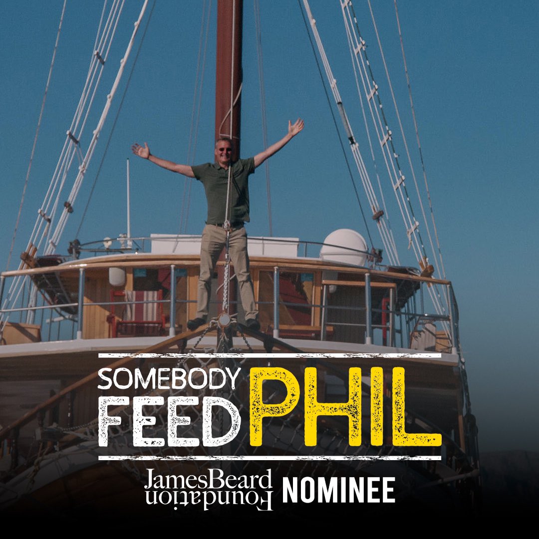 Somebody Feed Phil was just nominated for a James Beard Award! Thanks to everyone on our crew (even Richard) and all the friends we’ve made around the world and our families at home, at ZPZ, and @Netflix!