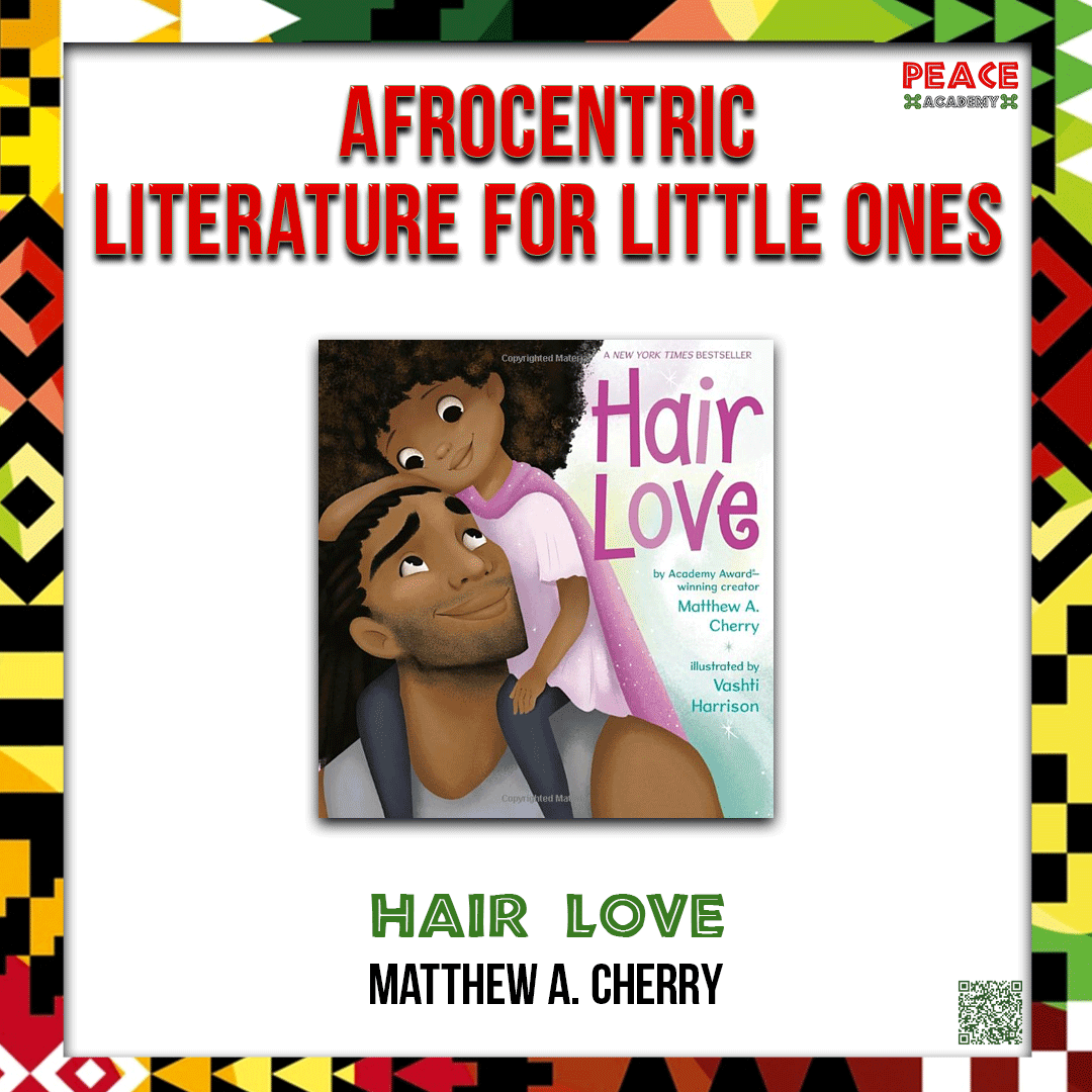 PeaceAcademyATL's tweet photo. Make the most of storytime with your little one's by reading Hair Love by Matthew A. Cherry 📚 This book celebrates the joy, love and pride of embracing natural beauty! #HairLove 🌸#AfrocentricLiteratureForLittleOnes #PEACEAcademyCharterSchool https://t.co/r3MtnEQrVD