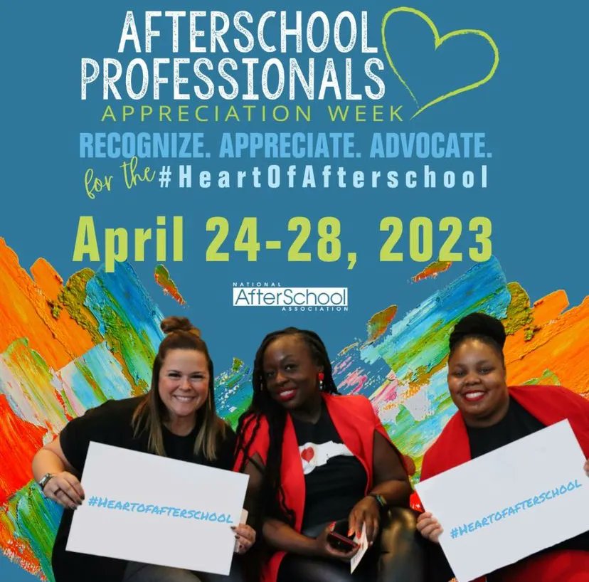 It is Afterschool Professionals Appreciation Week. Girls Inc. would like to show appreciation to all the afterschool staff or professionals who go the extra mile in making a difference in the lives of our youth! Let us use this week to celebrate them! #HeartOfAfterschool