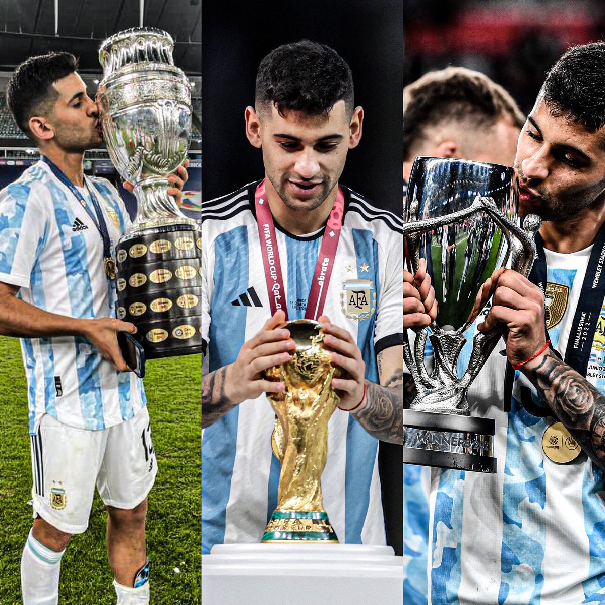 Hoy, que cumple 25 años (sí, 25), es un lindo momento para recordar que el Cuti Romero tiene MÁS TÍTULOS GANADOS [3] que derrotas [1] con la Selección Argentina.

Nada más que decir. 🇦🇷🫶🏼