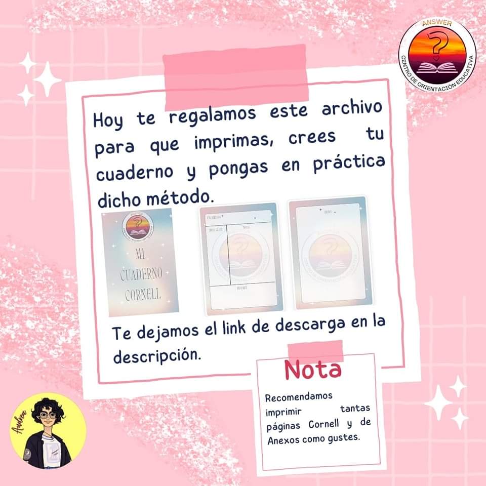 betheanswer_edu's tweet photo. Descarga el archivo en el siguiente link ⬇️ https://t.co/SrPlikvict
🖌📒✨️Crea tu cuaderno y muéstranos tus resultados
#MétodoCornell #Tips_Answer #ApuntesCornell #Answer_Plantillas #BeThAnswer #BeTheSeed https://t.co/vzCGzGP91q