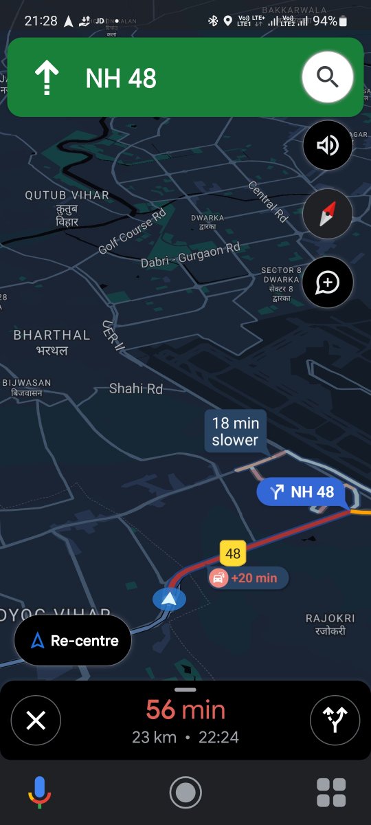 HomeLoanDSA's tweet photo. @NHAI_Official @nitin_gadkari 
Kuch to es traffic jaam ka, what if any emergency situation, it is hard to reach airport and cross this section near Ambiance mall. Not happy with the management https://t.co/sCA8Xm3CIE